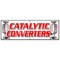 Signmission CATALYTIC CONVERTERS BANNER SIGN inspection asci auto cars repair a/c B-72 Catalytic Converters - alternate 1